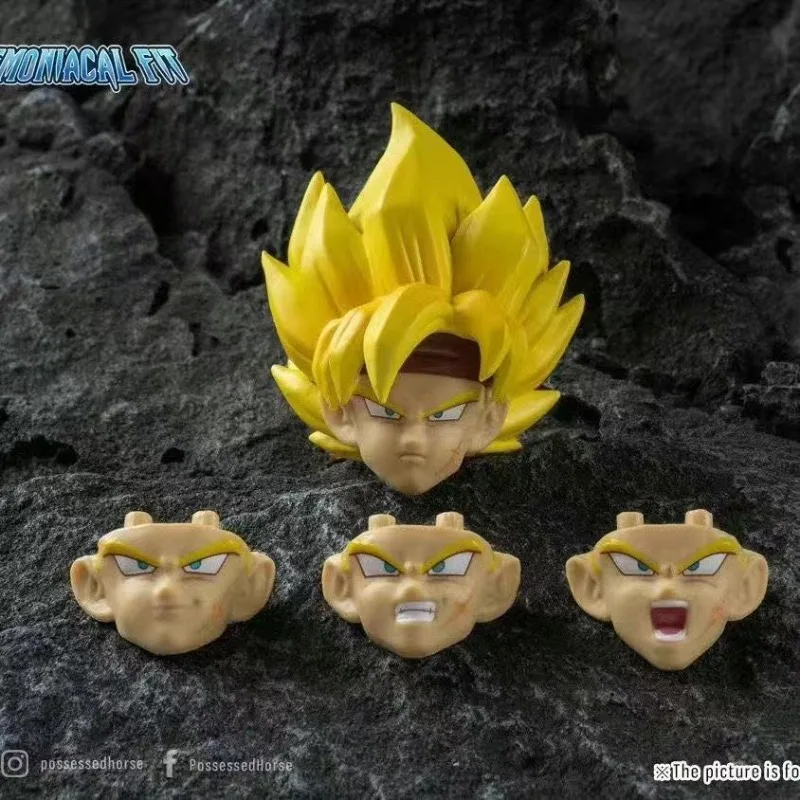 Demoniacal Fit Dragon Ball Trunks Head Set Bardock Head Sculpt Custom Replacement Parts Action Figure Model Accessories In Stock view 6