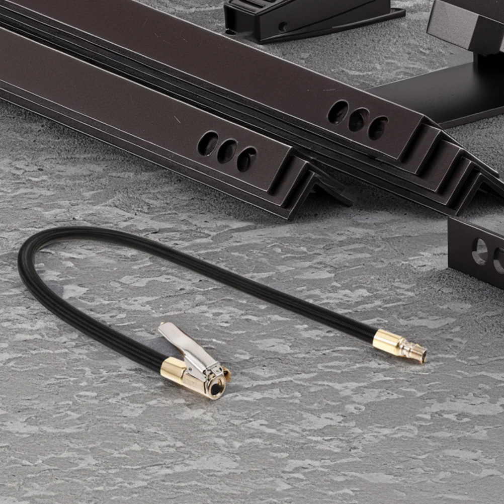 Air Pump Accessories Tire Inflator Hose Quick Connect Extension Car Compressor Tube Steel Adapter Attachments Inflate Deflate