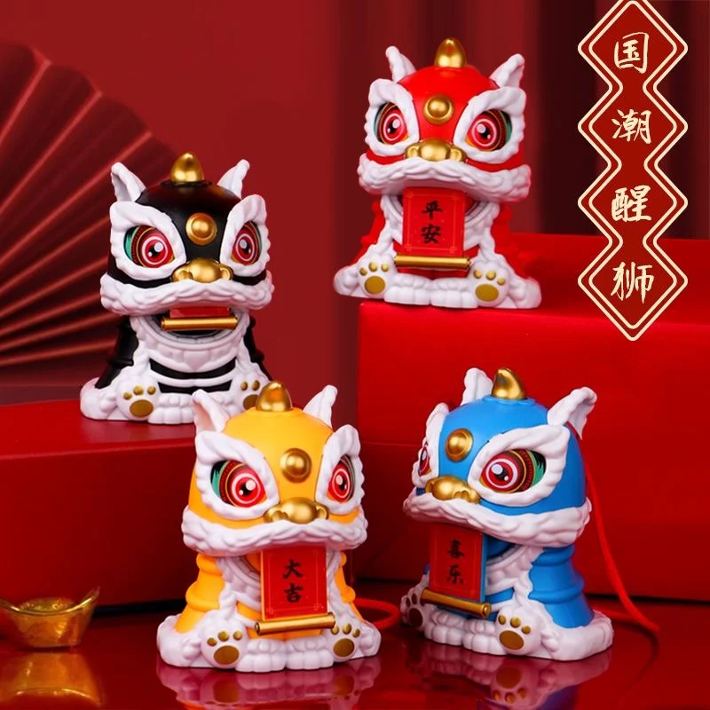 Dragon Dance, Lion Awakening Decoration Auspicious Desktop Car Decoration Lucky and Auspicious Creative Gift