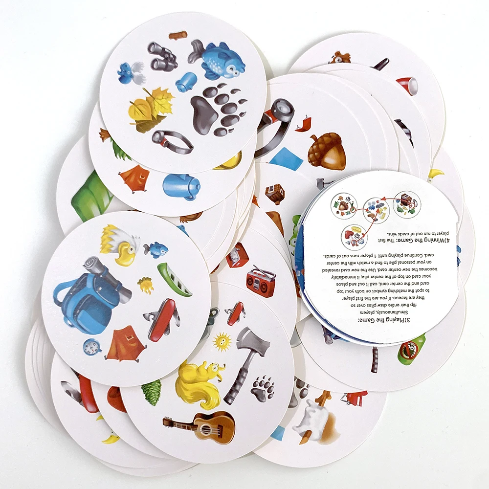 لعبة الورق لعبة صندوق حديد عائلي مضحك ترفيه حفلة عطلات أدوات ألعاب التخييم ، هدايا عيد الميلاد والهالوين #5