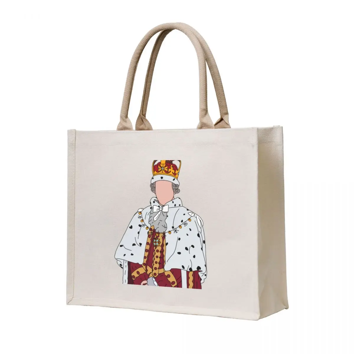 

King George the Third Tote Bag bags luxury women Women's beach bags personalized tote bag Gift bag