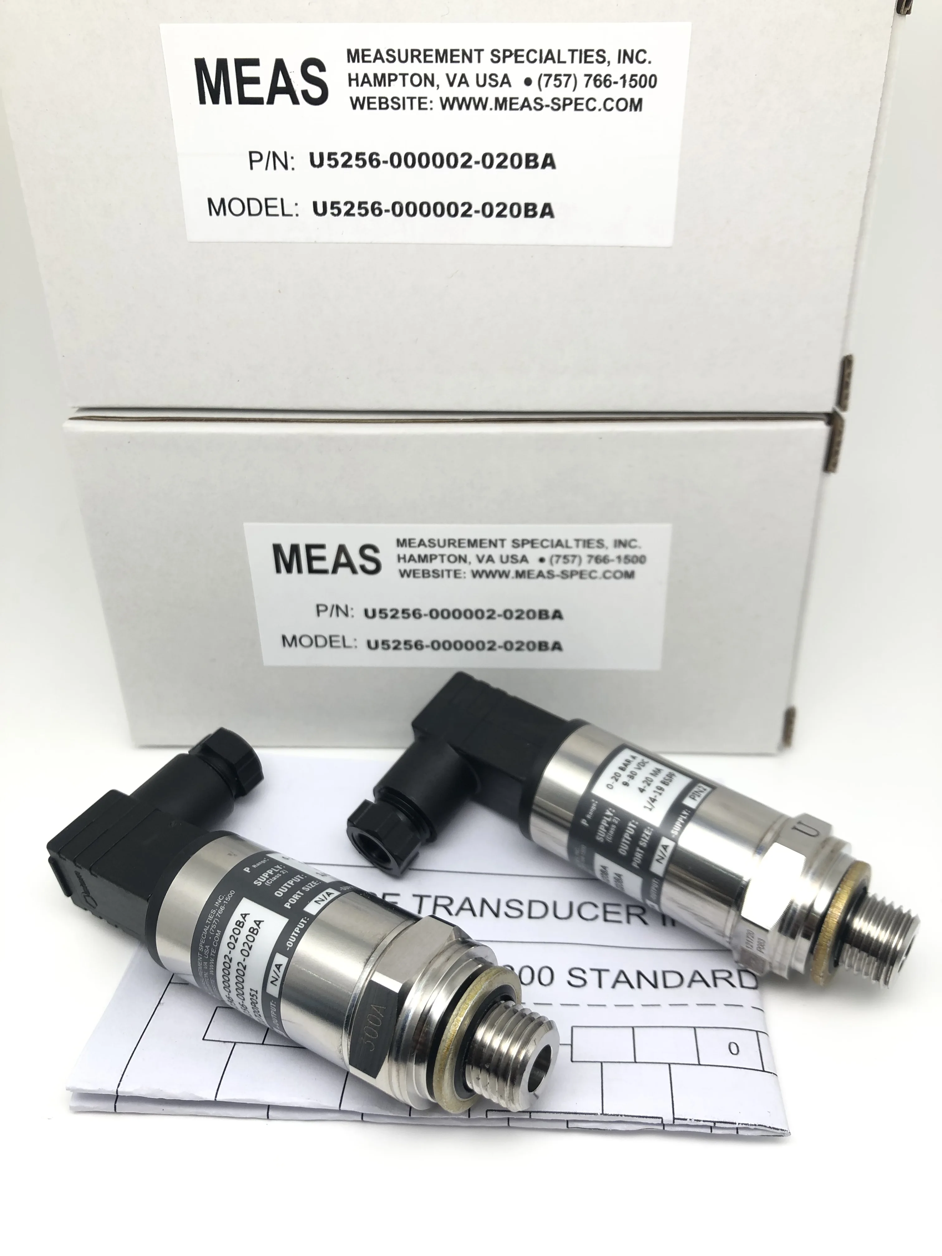 Soporte técnico original del sensor de presión de U5256-000002-020BA MEAS