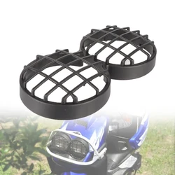 Motorcycle Scooter Headlight Protection Cover Lamp Grill Retro Grid Plastic Shield For YAMAHA BWS100 Honda ZOOMER AF58 Zuma