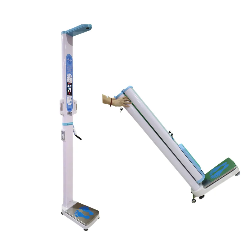 Electronic Body Height and Weight Scale with Fat Mass Analysis