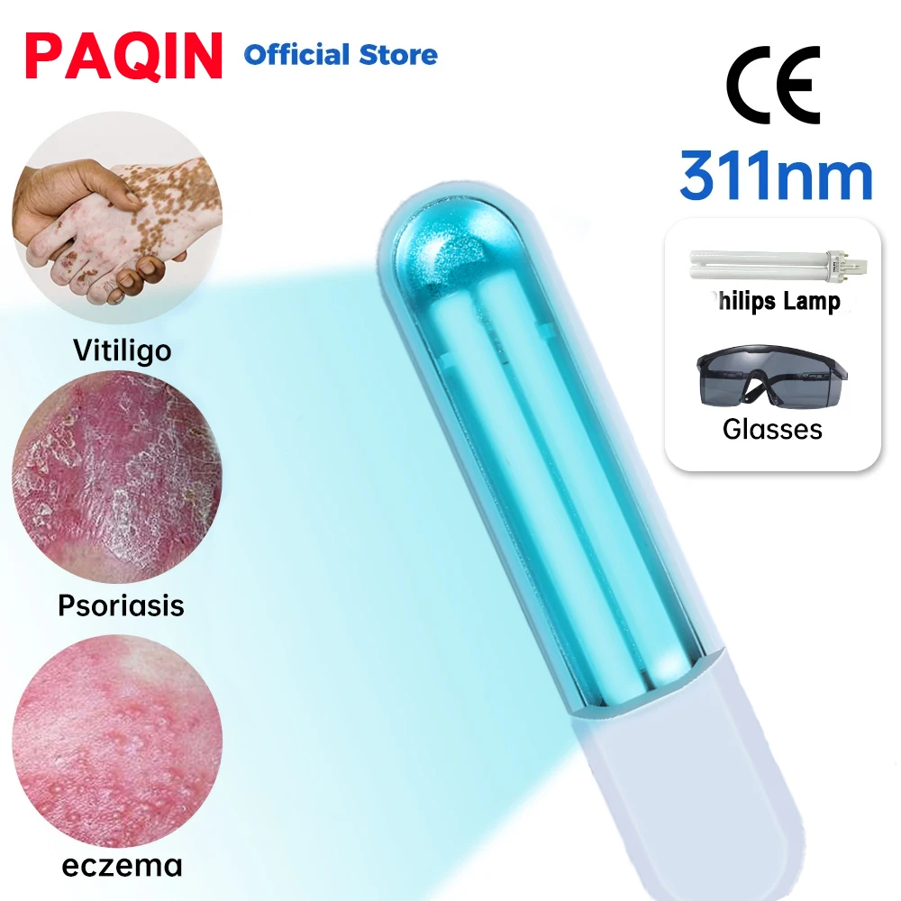 Psoriasis Vitiligo 311nm UV Phototherapy Lamp For Vitiligo Psoriasis Phototherapy Lamp UVB Phototherapy Device