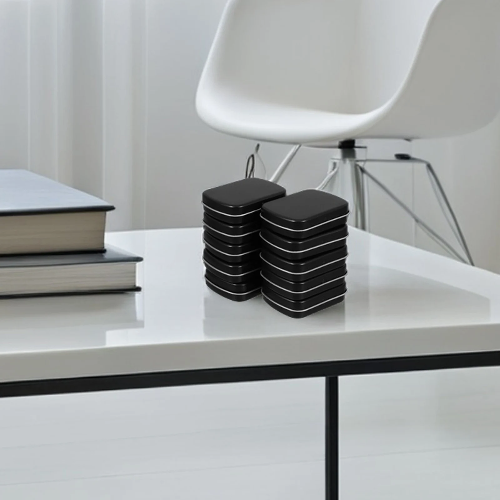 

10pcs Tin Box Small Pocket Container Empty Cookie Storage Metal Tinplate Boxes Compressed Tablets Practical Storage