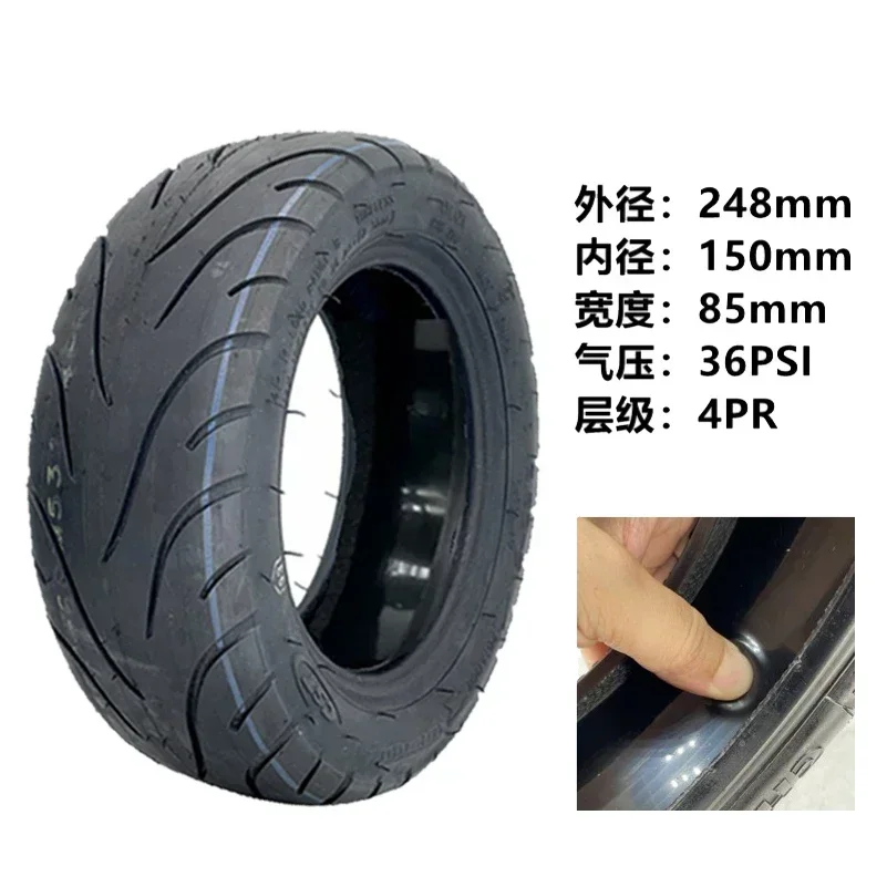 CST Vacuum Tire Jelly Gum, Anti punção para Scooter elétrico, espessamento, sem câmara, à prova de explosão, peças de pneus, 3.50-6