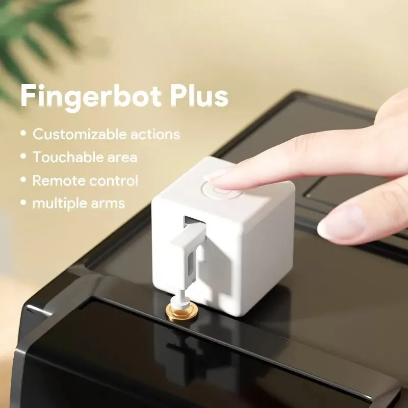 Tuya Smart Bluetooth Fingerbot Automatic Remote Controll Switch With Push Arm Switchbot Works Alexa Google Home Smart Life App