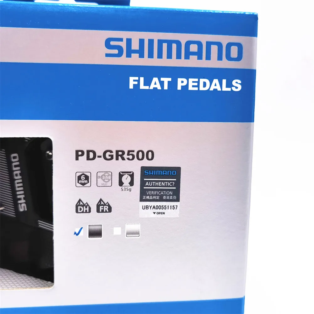 Shimano PD-GR500 Flat Mountain Bike Pedals DH/FR