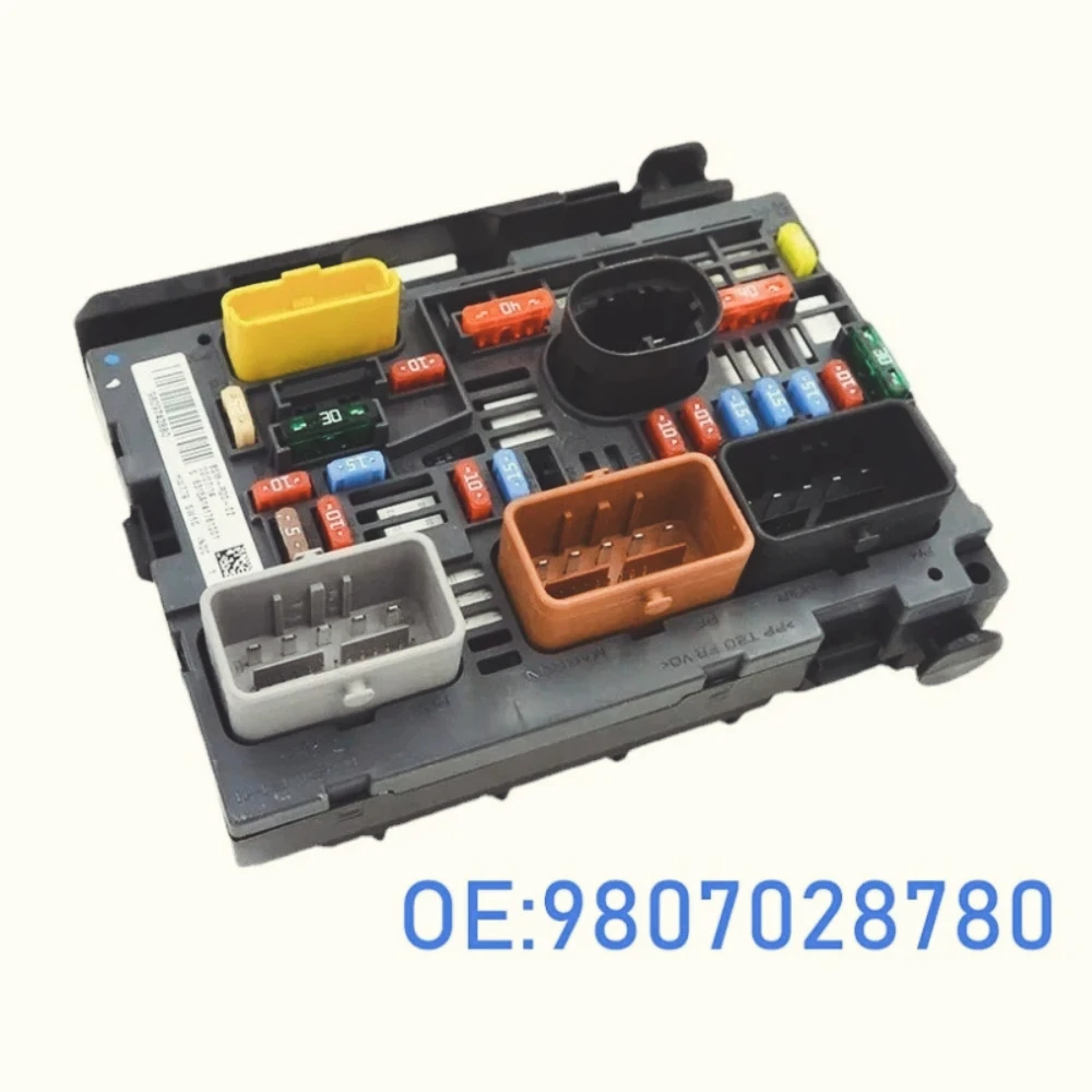 Conjunto  caja  fusibles para Peugeot Berlingo Partner 308 408 607 Expert Jumy Citroen C4 BSM R04 9807028780 9664706180