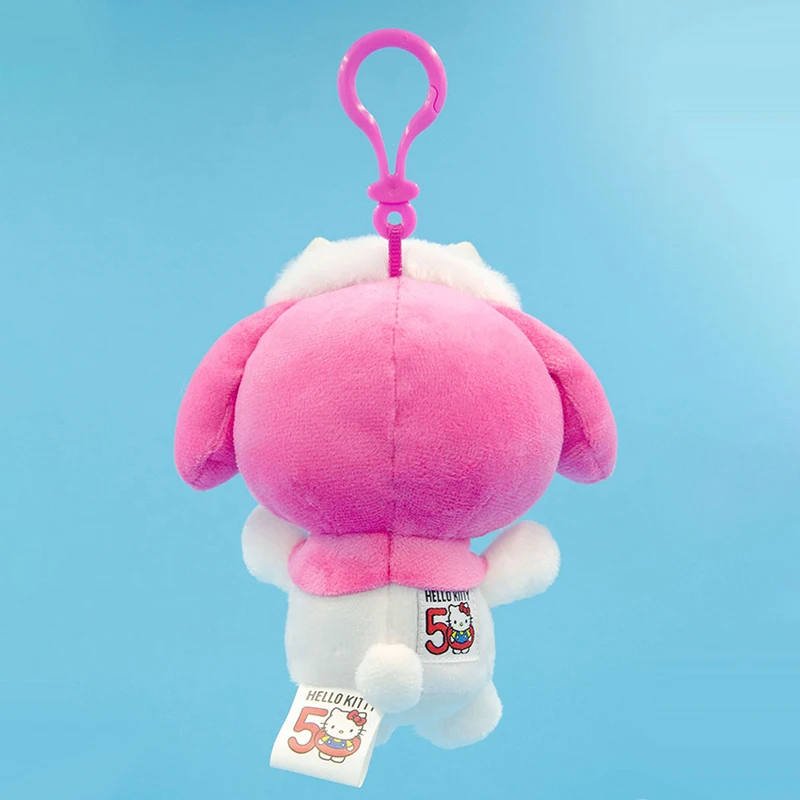 Anime Plush Sanrio KT Hat Series Small Pendant 13cm Kuromi Cinnamoroll My Melody Fashion Boutique Doll Plush Dolls Kids Gifts