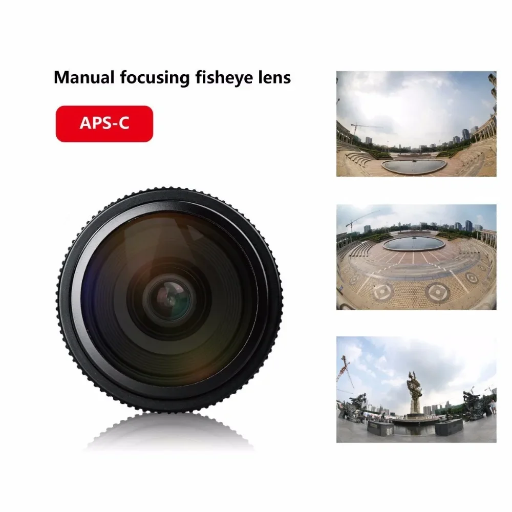 MEKE Meike 6.5mm Ultra Wide F/2.0 Fisheye Lens For Canon EF-M Mount Mirorrless Camera Canon EOS M1/M2/M3/M5/M10/M100+Free Gift view 2