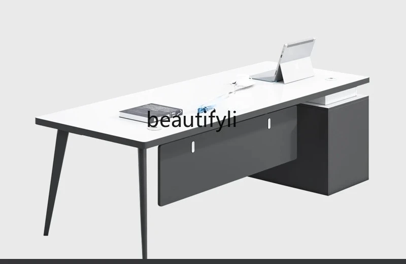 

Office Furniture Boss Desk Simple Modern President Manager Desk Sub-supervisor Office Desk