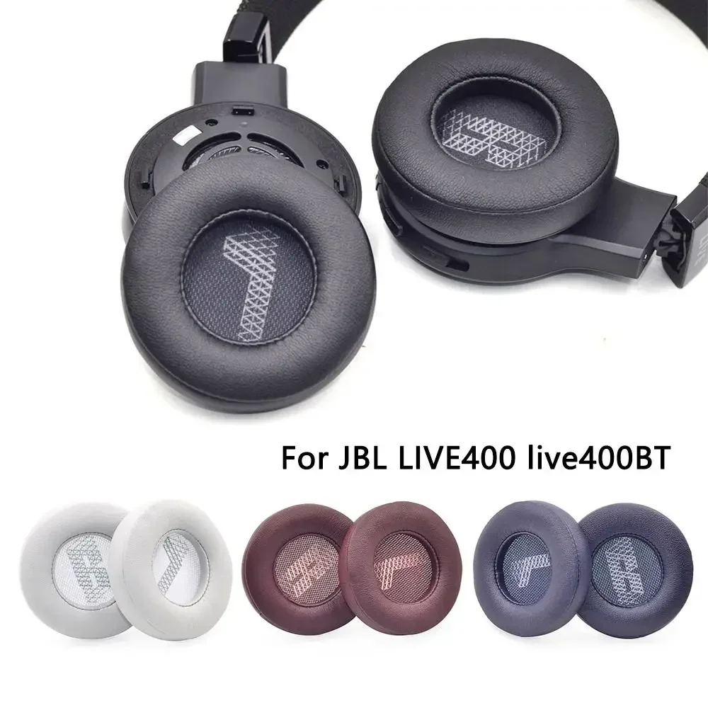 Placement Headset Earmuffs Soft Leather Headphones Accessories Protective Cover Ear Pads Ear Cushion for JBL LIVE400BT 460NC