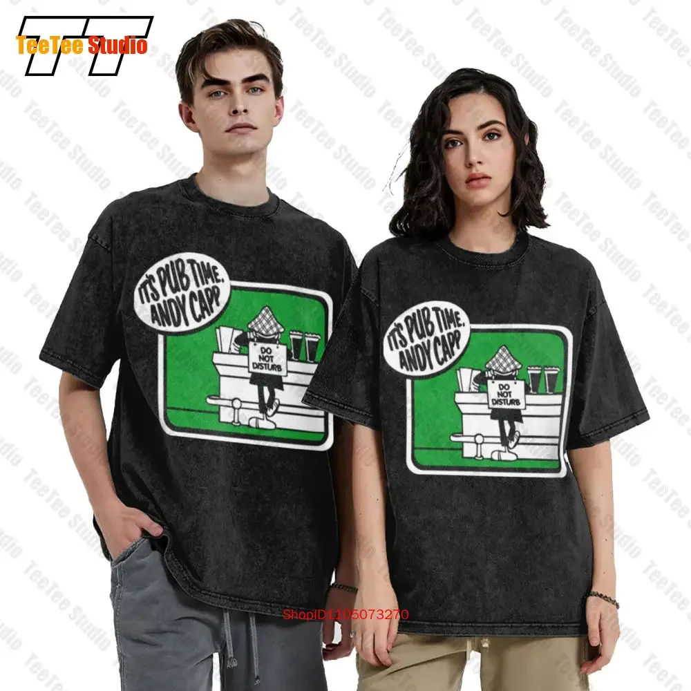 Maglia Ultras U14 J Cotone Terrace Hooligans Its Pub Time Andy Capp Vintage Hip Hop T-Shirt F66O