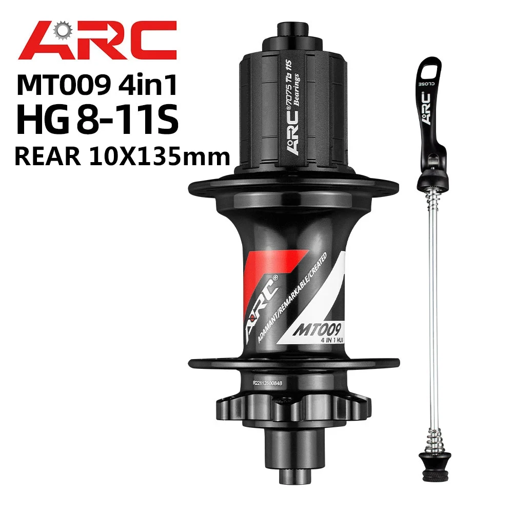 ARC MT009 NBK k7 Rear hub mtb mountain bike hub 28 32 36 Hole HG MS XD freehub 10 135 mm 12 142 mm 11 12 speed bicycle hubs part