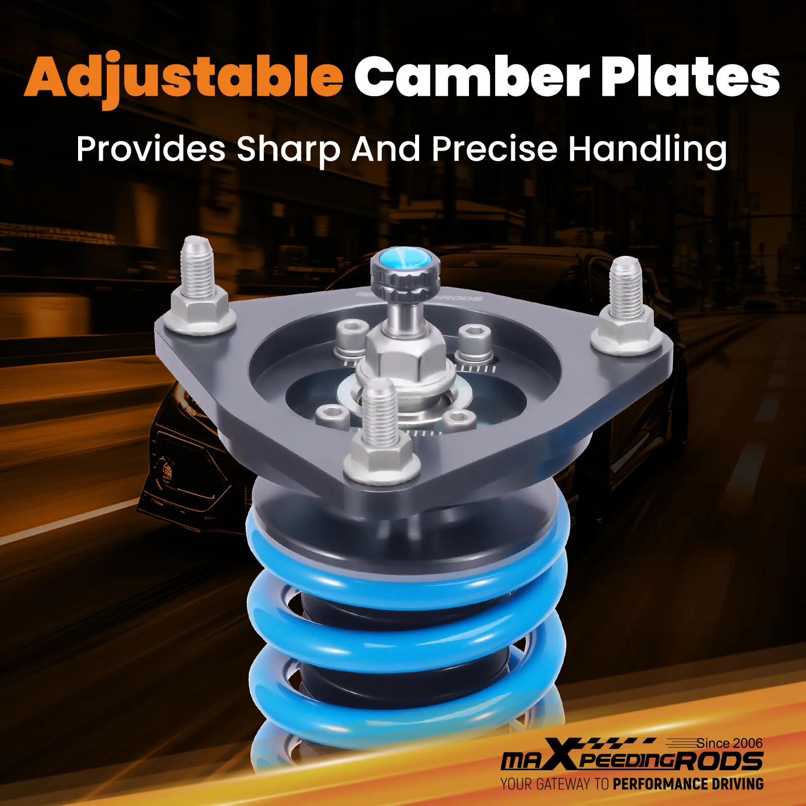 

MaXpeedingrods T6 Coilover 24 Way Damper Shock Kit for Kia Forte 2/4/5Dr 10-13