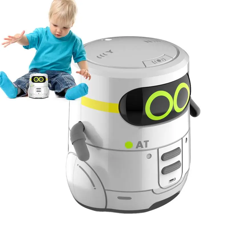 Robot parlante inteligente para niños, Robot interactivo parlante inteligente, juguetes para mascotas, juguete educativo con Control de voz, Robot para niños con tacto