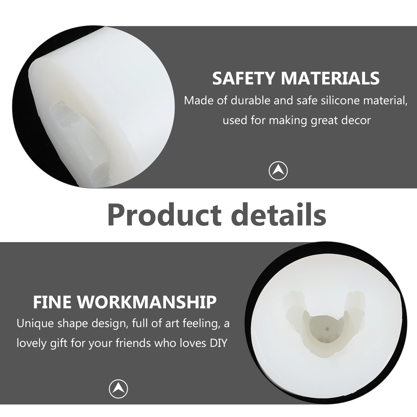 

Silicone Lifelike Rabbit Diy Mold For Scented Candles Handicraft Molds Decorative Silicone Candles Molds Hare Mold