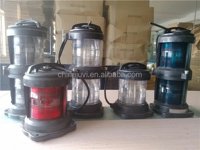 CXH1-101P Double Deck Marine Ship Boat Yacht Navigation Signal Light-（Default green, other colors need to be noted）