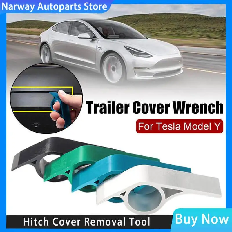 

Инструмент для удаления крышки сцепки из алюминиевого сплава, набор и инструменты для удаления крышки прицепа Tesla Model Y 2023 2022