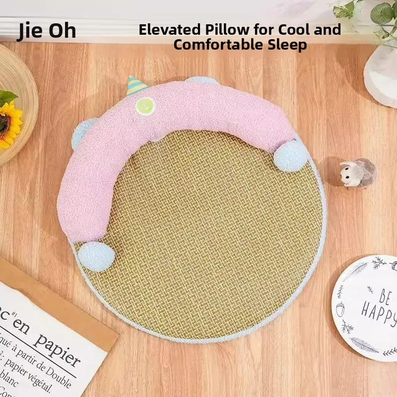 

Detachable Pet Bed Mat for Cats And Dogs Cooling Summer Pad Four Seasons Universal Pet Sleeping Quilted Mat Easy to Clean