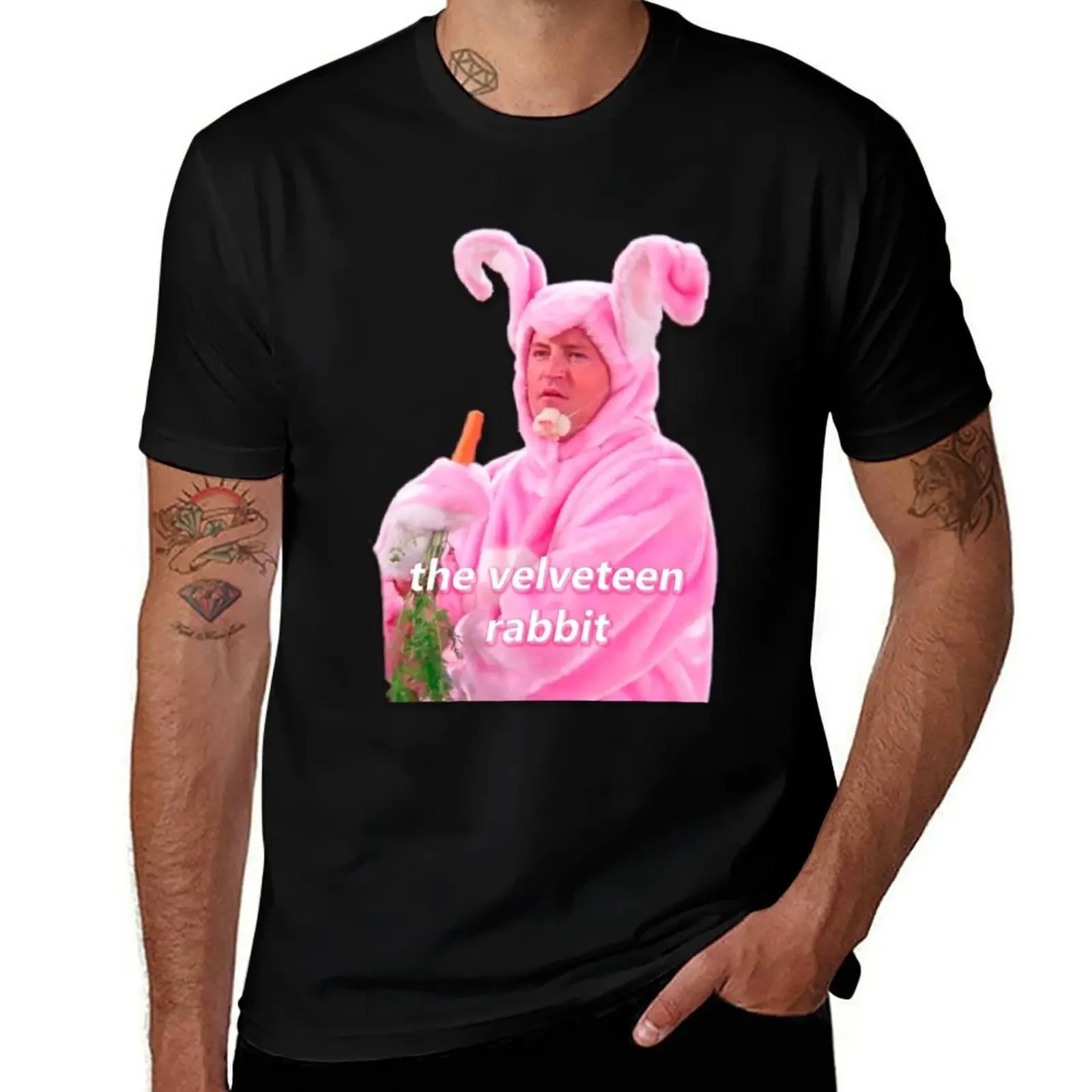 

The Velveteen Rabbit - Chandler Bing T-Shirt oversized t shirt Aesthetic clothing plus size tops T-shirts for men cotton