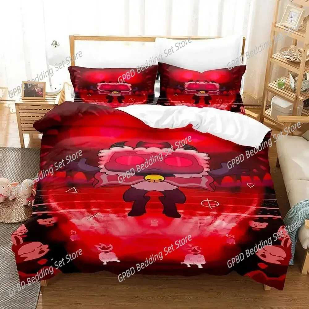 Cult of the Lamb 3D Bedding Set Duvet Cover Pillowcases Single Twin Full Queen King Size Home Decor Quilt Boys Gift
