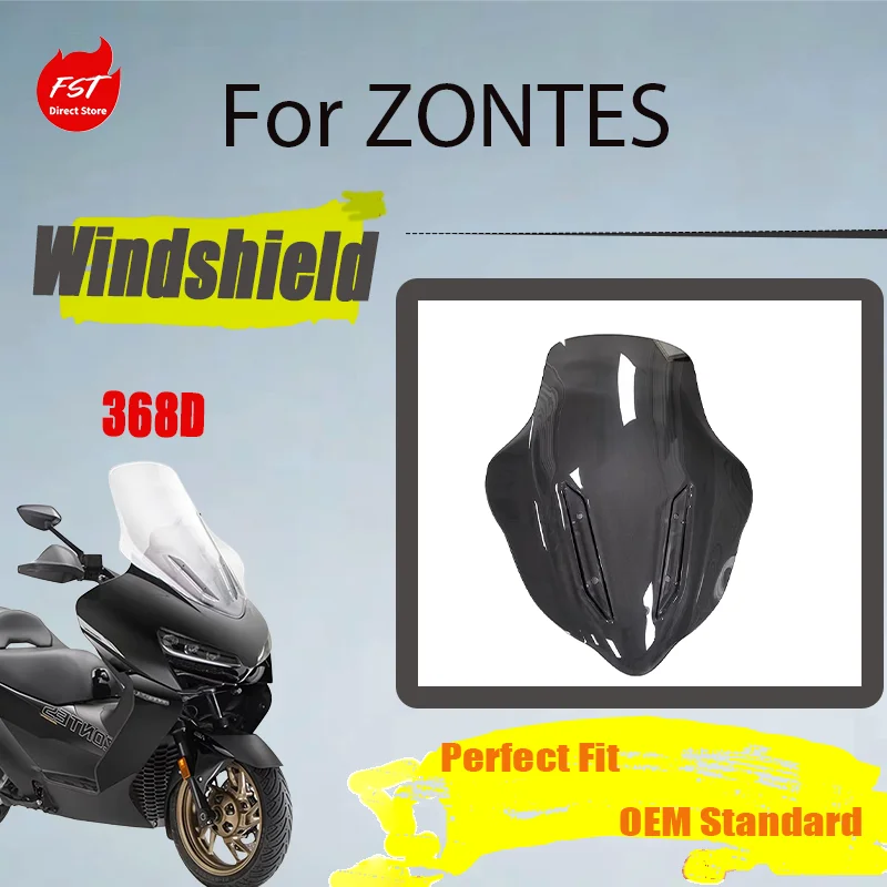 

Увеличенное ветровое стекло для мотоцикла ZONTES 368K, модифицированные передние ветрозащитные элементы
