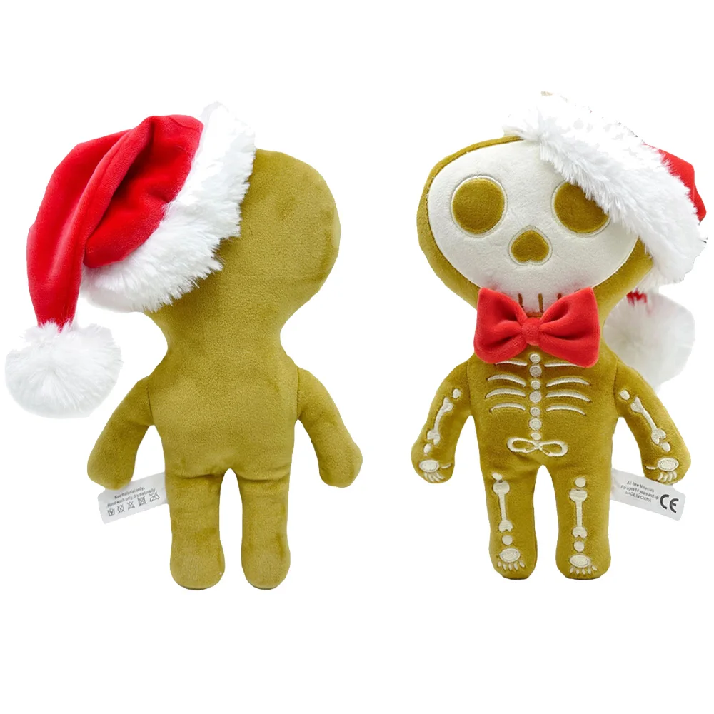 Gingerbread Cosplay Plush Toys Cartoon Soft Stuffed Mascot Birthday Xmas Gift Halloween Carnival Party Costumes Accessories