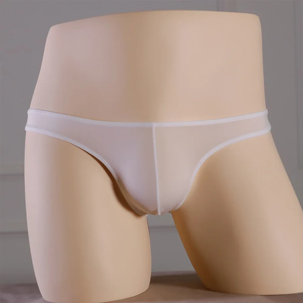 

Mens Sexy Underwear Seamless Briefs Low Waist See Through Briefs Sissy Gay Panties Man Ultra-Thin Section Breathable Underpants