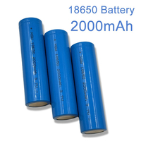 PURFIELD 18650 Rechargeable Battery 3.7V 2000mah Lithium Battery Li-lon Battery For Headlamp Mini Fan Laser Pointer Flashlight