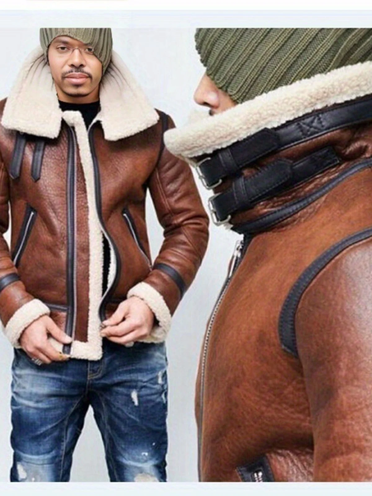 

Модная куртка из искусственной кожи под коровью кожу в западном стиле, приталенная, повседневная, для подростков, зимняя, на молнии