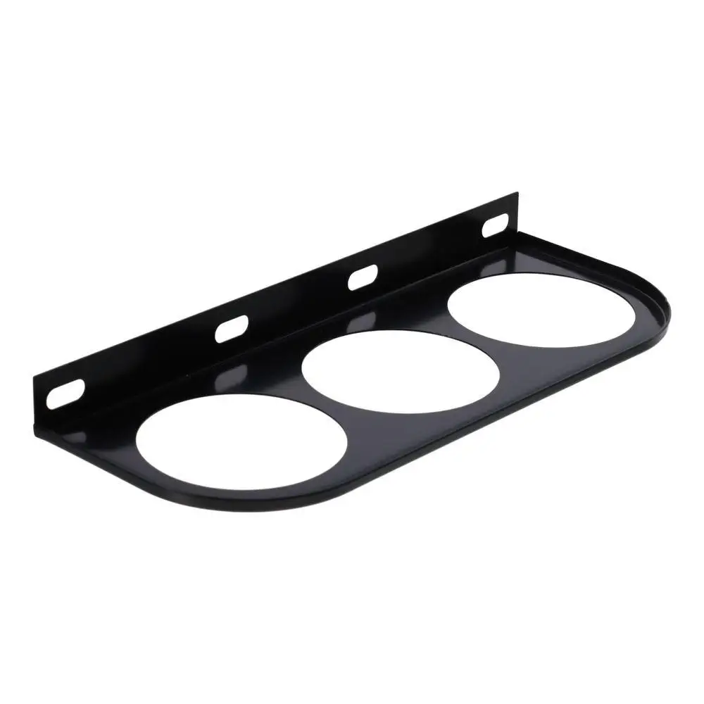 7.44 * 3 * 0.66 بوصة 52 مللي متر/2in 3 فتحات 3 فتحات مقياس أسود جبل حامل لوحة القيادة المعدنية متر حامل معدني مقياس الشاحن التربيني