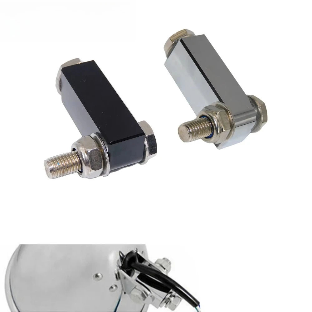 Soporte de extensión Universal para faro de motocicleta CNC para Harley Dyna Breakout Wide Glide FXW FXST Rocker C Softail