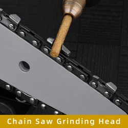 1Pcs 3mm Shank 4/4.8/5.5mm Diamond Grinding Head Chainsaw Sharpener Stone File Chain Saw Sharpening Carving Grinding Tools