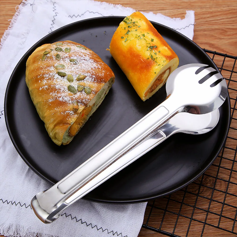 

4 PCS Serving Clips Anti-slip Barbecue Metal Chicken Wing Tongs Grill for Cooking