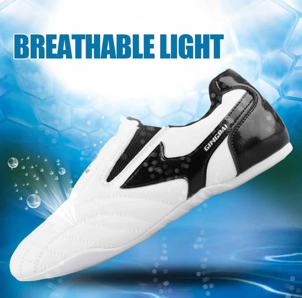 Breathable Taekwondo Shoes Karate Kung Fu Wrestling Martial Arts Shoes Women Men Adult Children Soft Sole Sneaker Coach Shoes