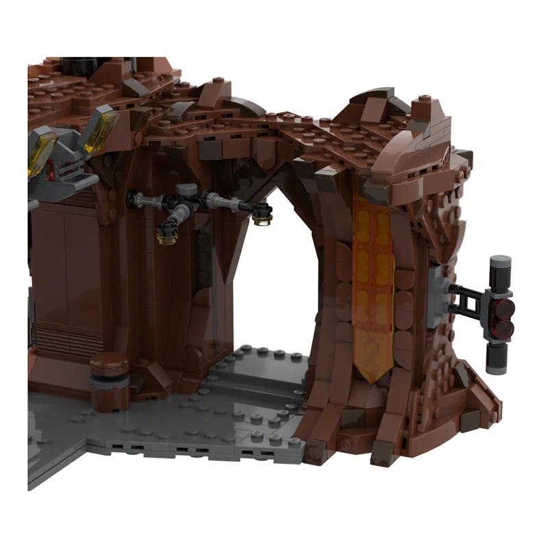 Star Movie Moc Bouwstenen Modulaire 004 HANGER Model Technologie Modulaire Beroemde Scène Blokken Kerst Set DIY Speelgoed Geschenken