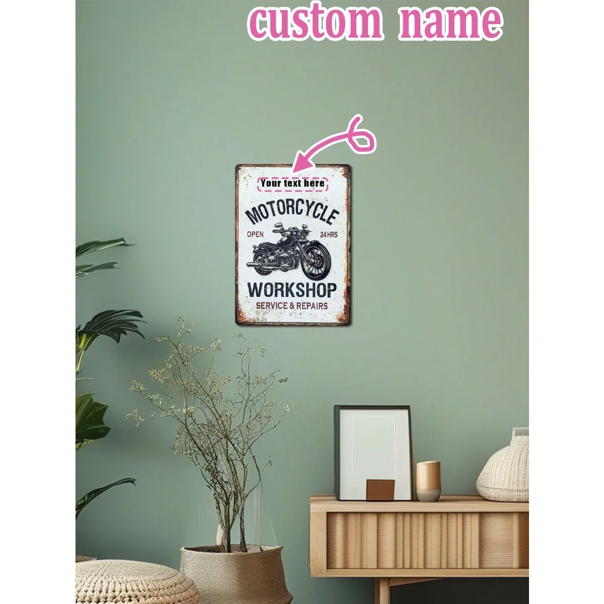 Placa De Metal Vint… - image