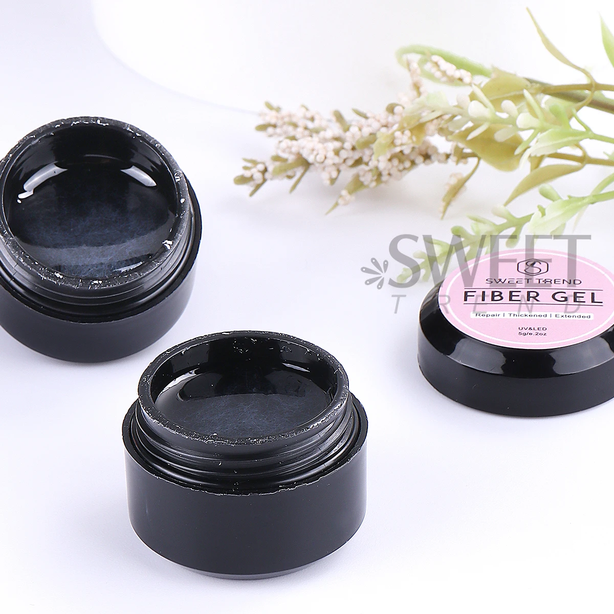 5g Fiber Gerepareerd Gel Nagellak Met UV Borstel Versterken Vingernagel Crack Gebroken Vullen Gel Extension Functie Manicure Tool