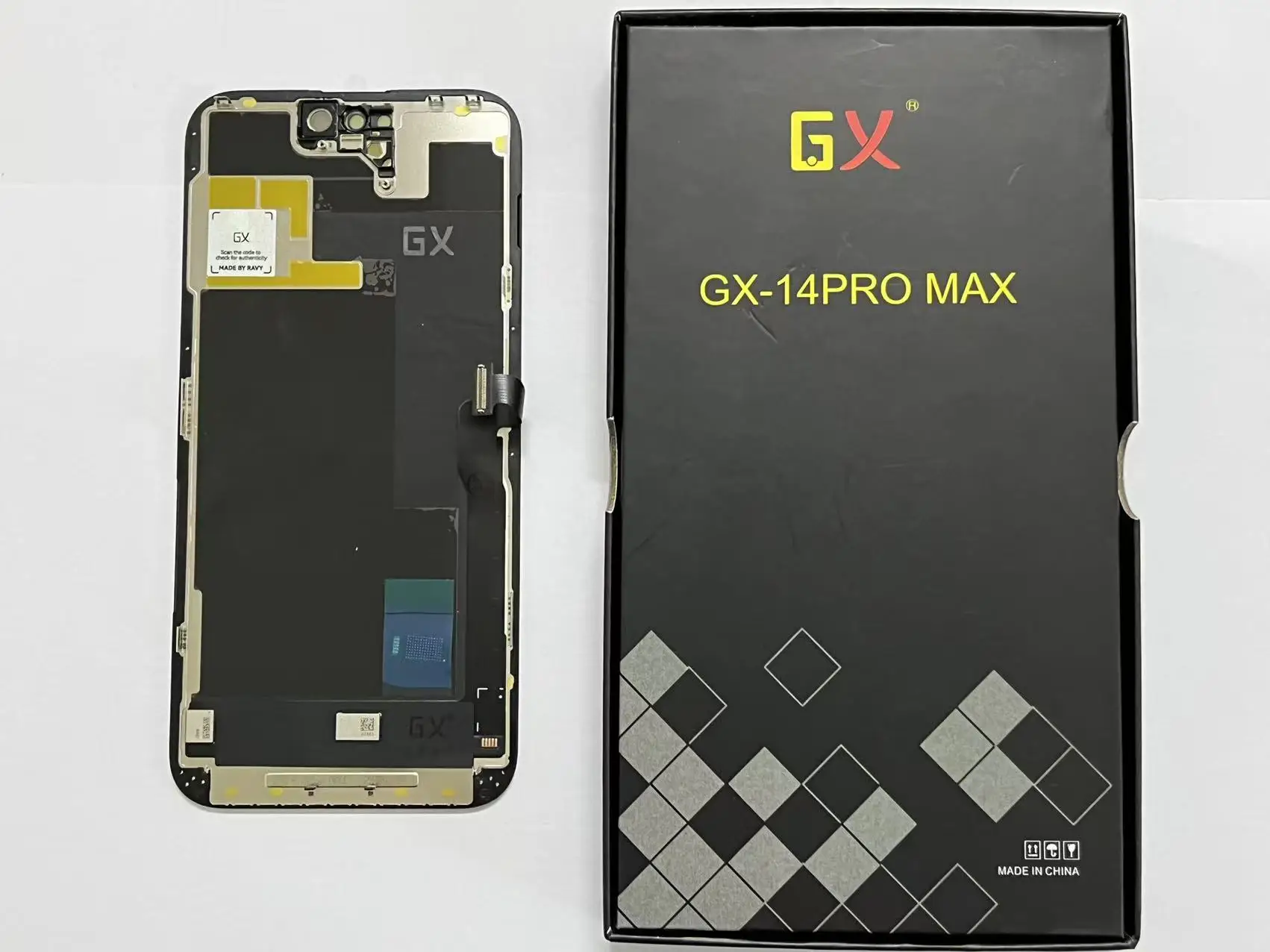 GX OLED scherm voor iPhone X XS XS Max 11 12 13 14 15 16 Pro Max, True Tone met 3D Touch, voor iPhone reparatie inclusief gereedschap