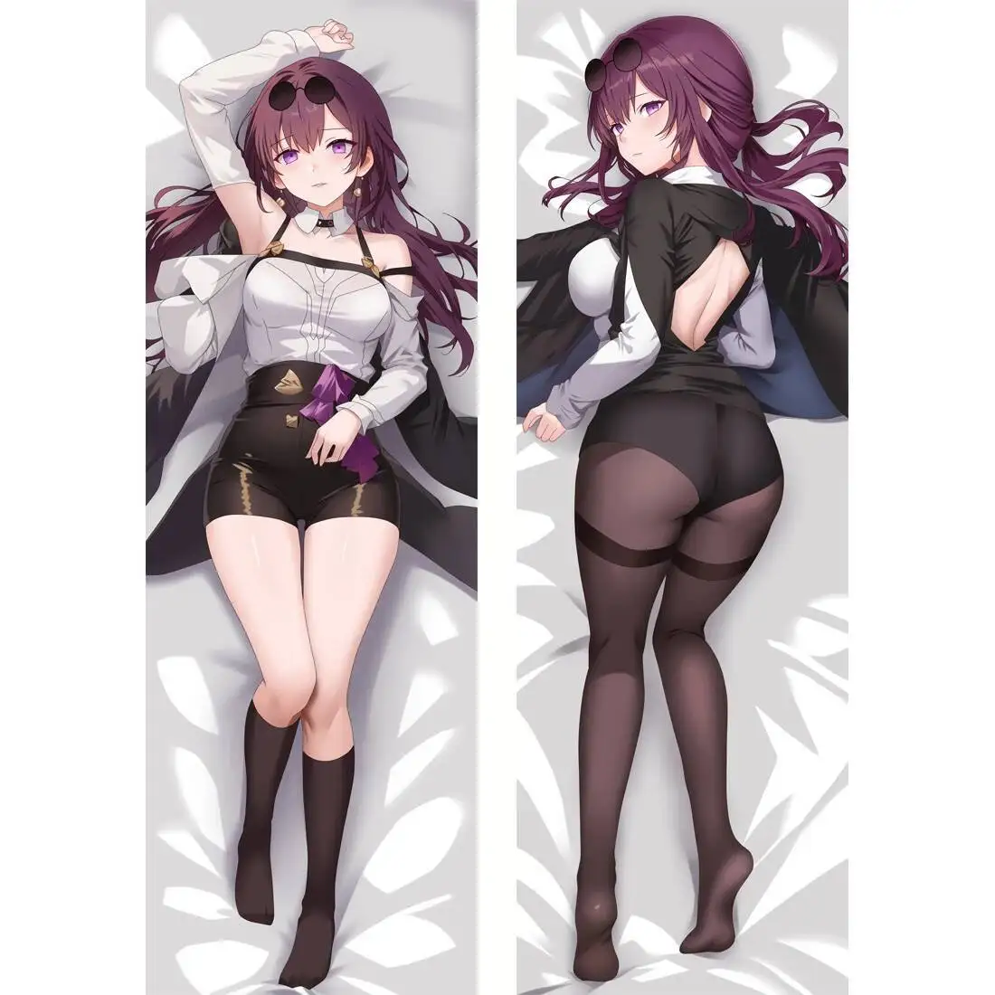 جديد أنيمي اليابانية أوتاكو المخدة غطاء الوسادة لعبة هونكاي: ستار السكك الحديدية كافكا 2WAY Dakimakura هينغ كيس وسادة للجسم #2