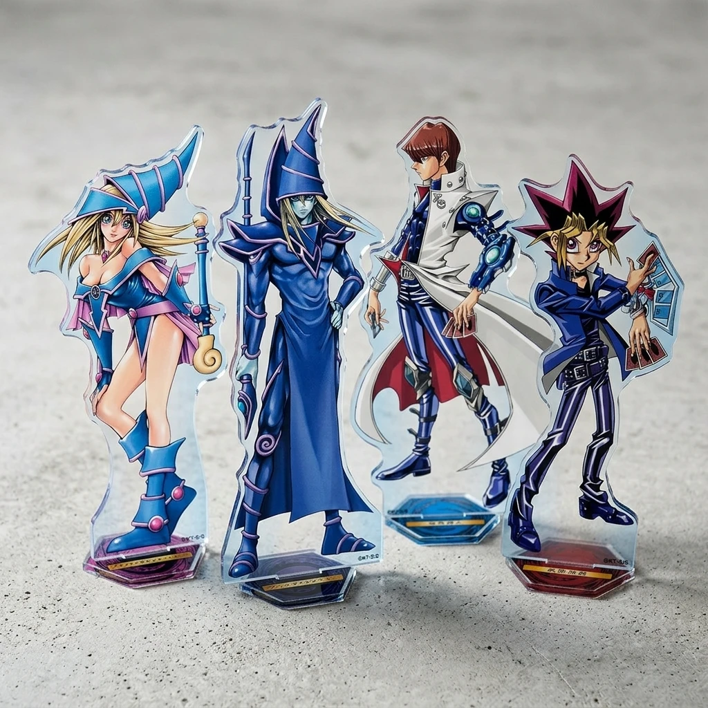 Yu-Gi-Oh! Series Classic Original Art Exhibition Character 2026 New Arrival Acrylic Keychain Stand Desktop Figure Ornament