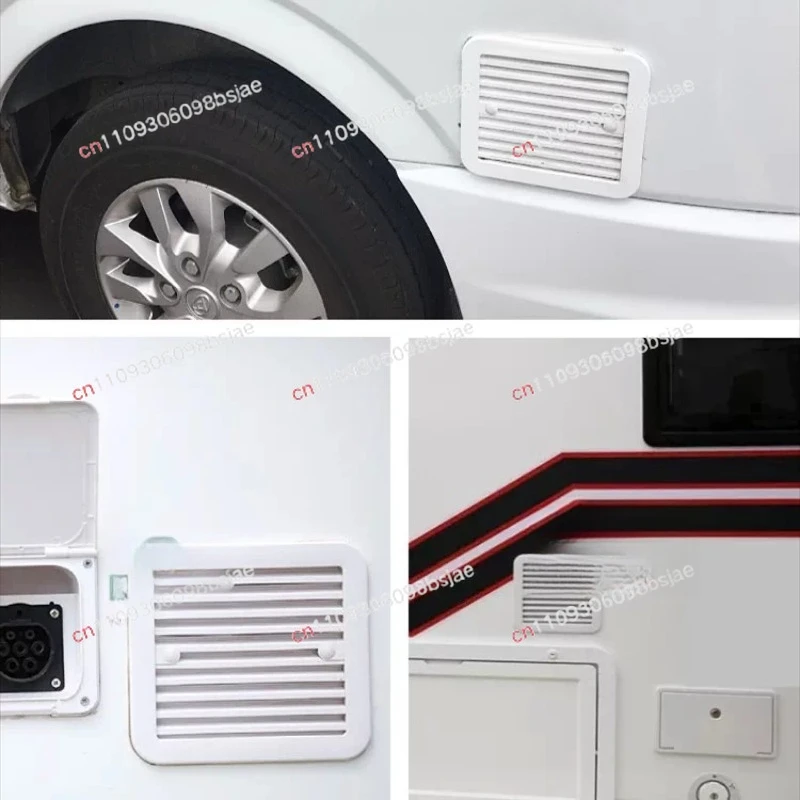 RV side exhaust fan 12v side heat dissipation port 24v side vent 48V ventilation 220V louver trend