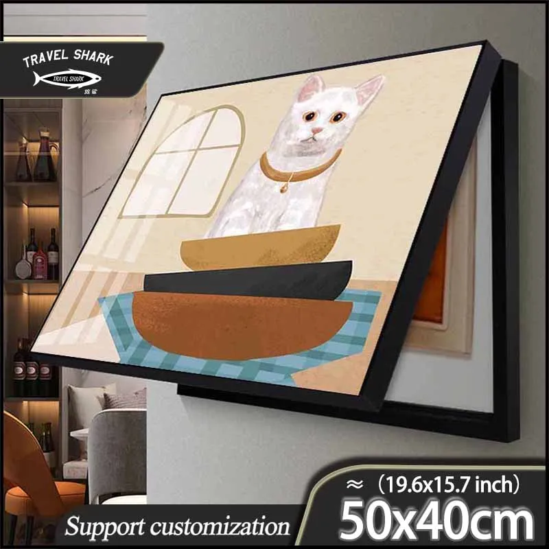 

Travel Shark Simple Decoration Electric Panel Cover Of Home CHILD Room Wall Art With Pictures Frame Decor Print Poster 50x40CM