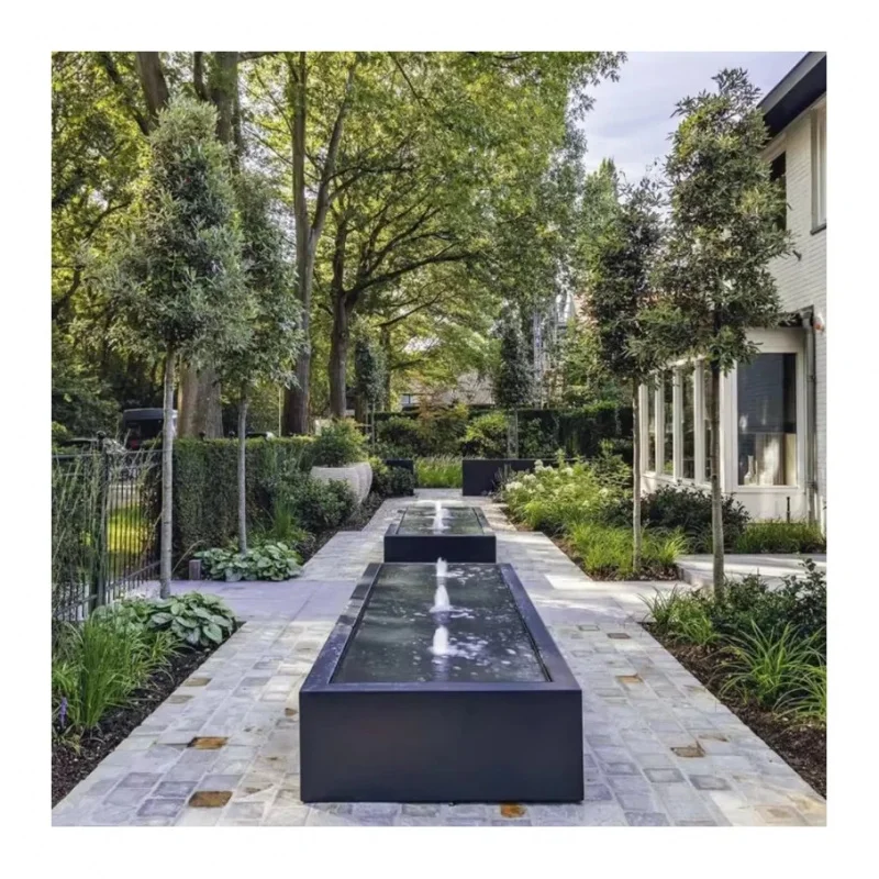 custom.Garden  Ornaments Steel  Fountain  2026  Features Ideas Outdoor Metal Fountain Garden