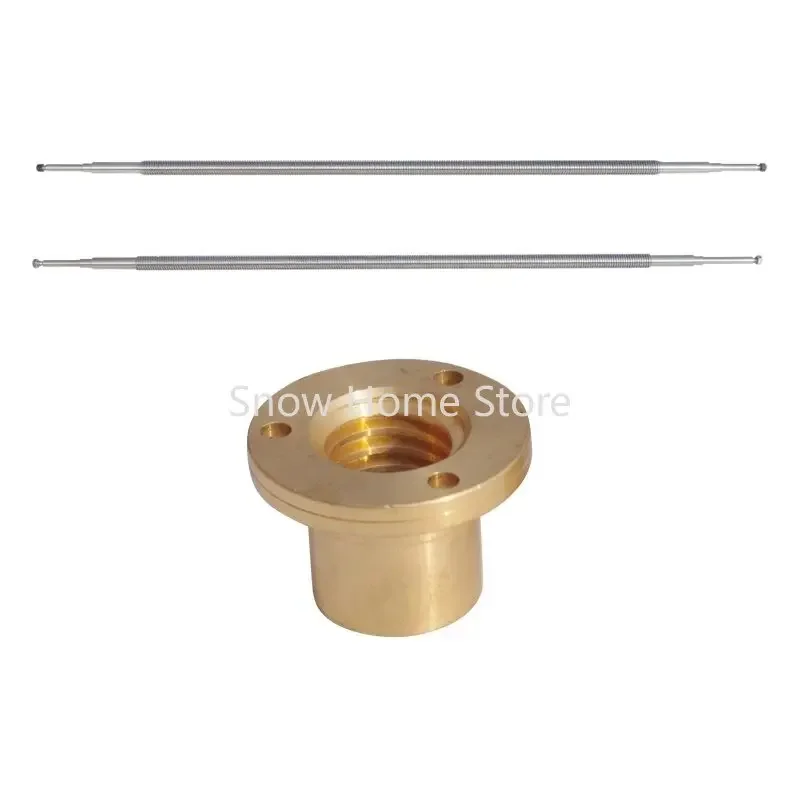 1Set Fresatrice a torretta Bench Top Asse Y Vite di piombo/Dado in ottone Accessori per la lavorazione Vite di piombo Dado in rame