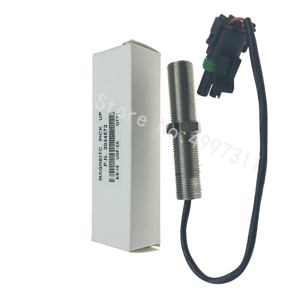 Chinese Factory ! Generator Magnetic Pick Up Speed Sensor MPU 3034572 80mm Length For Common Diesel Genset Use