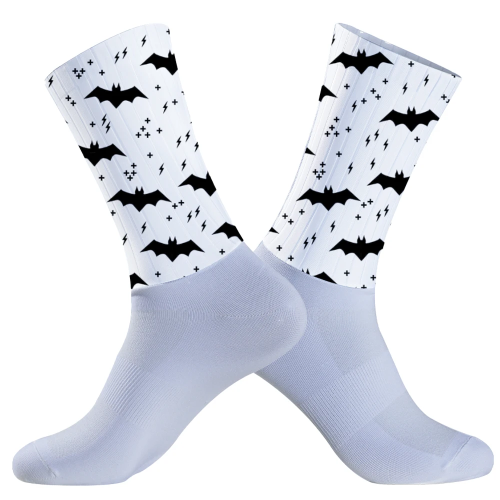 2024 Halloween Cute Mtb Bike Track Downhill Socks uomo donna Warm Printed Mountain Bike calzini da ciclismo calzini sportivi da calcio